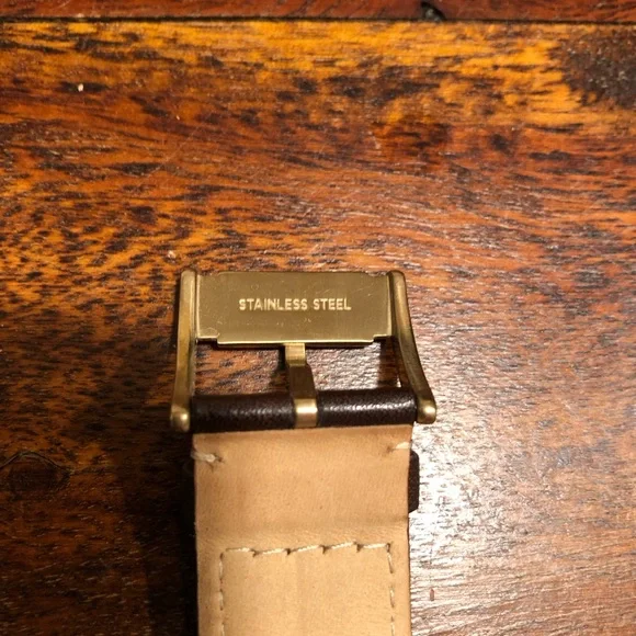 FOSSIL BQ2095 FLYNN GOLD BLUE BROWN LEATHER CHRONOGRAPHMEN WATCH
